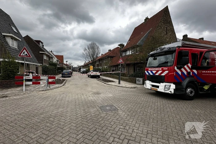 Gaslekkage ontstaan tijdens werkzaamheden