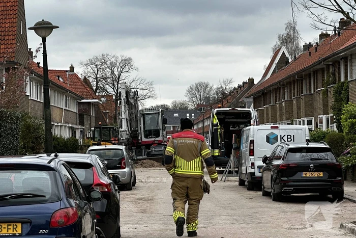 Gaslekkage ontstaan tijdens werkzaamheden