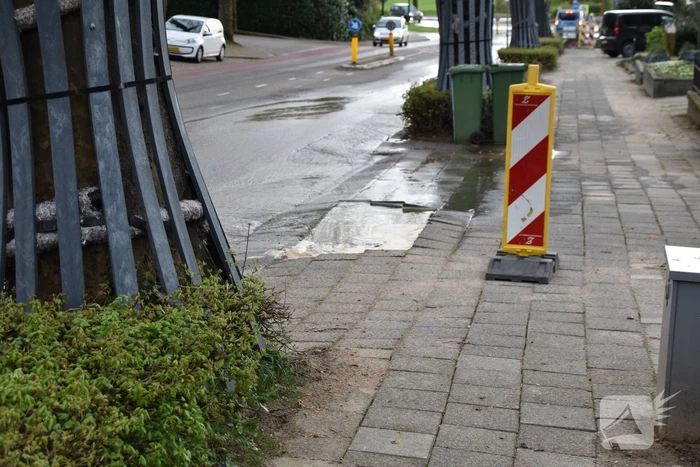 Wederom waterleidingbreuk, einde misère inzicht
