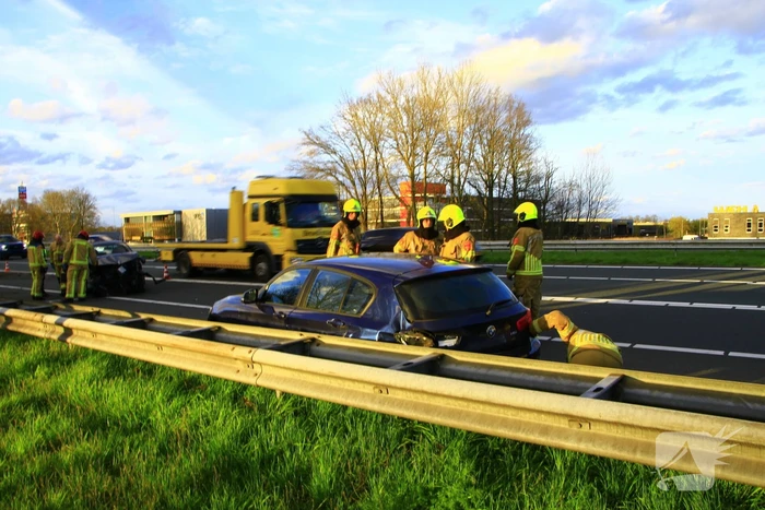 Flinke schade bij ongeval op snelweg