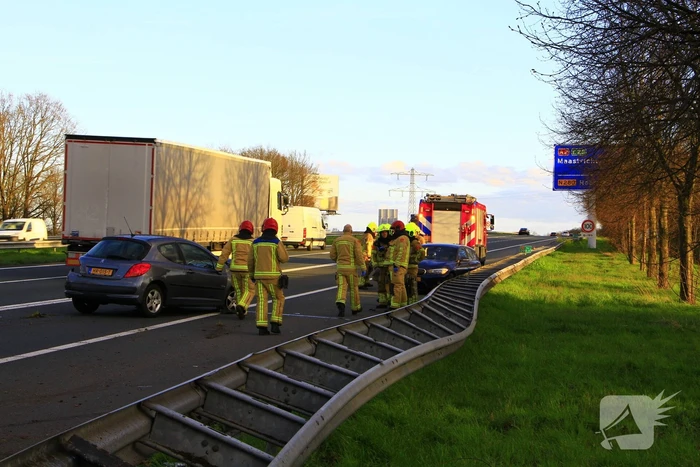 Flinke schade bij ongeval op snelweg