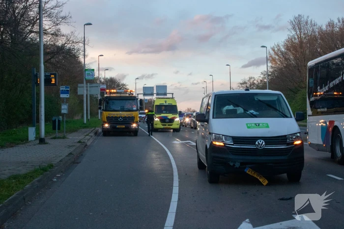 Vier voertuigen betrokken bij kettingbotsing