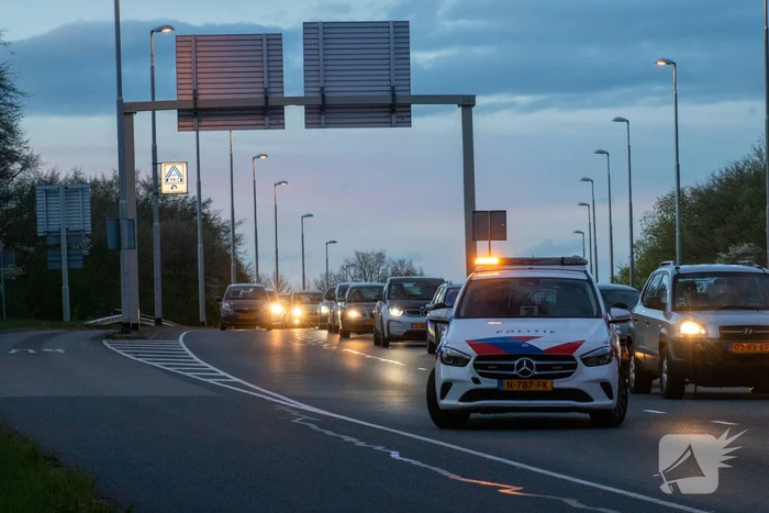 Vier voertuigen betrokken bij kettingbotsing