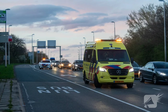 Vier voertuigen betrokken bij kettingbotsing