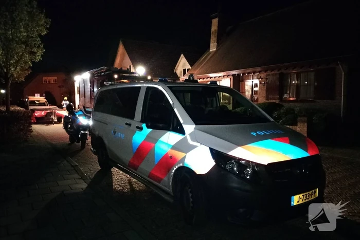 Schoorsteen geveegd na brand