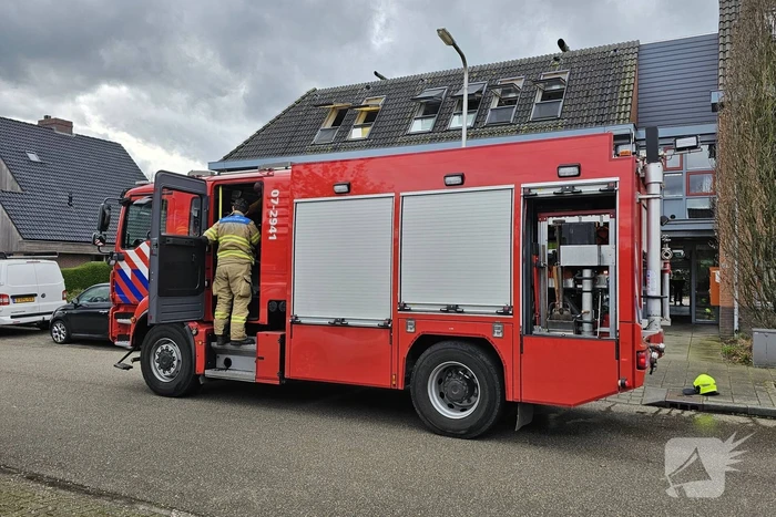 Woonlocatie ontruimd wegens brand