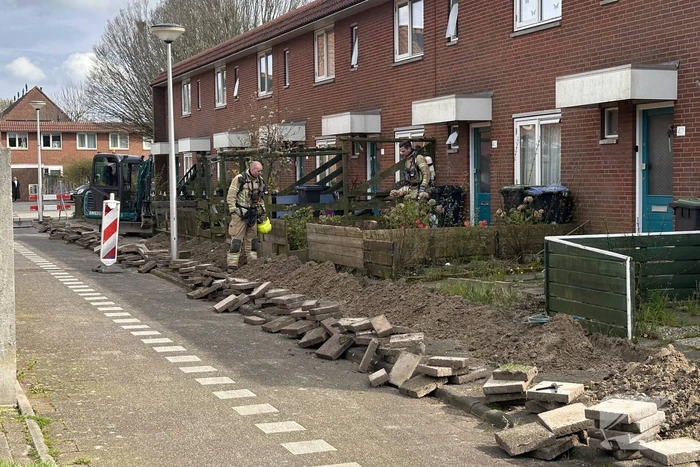 Gaslekkage door werkzaamheden voor woningen
