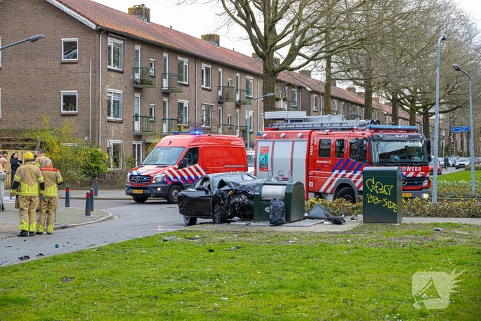 Twee gewonden bij ernstig ongeval op kruising