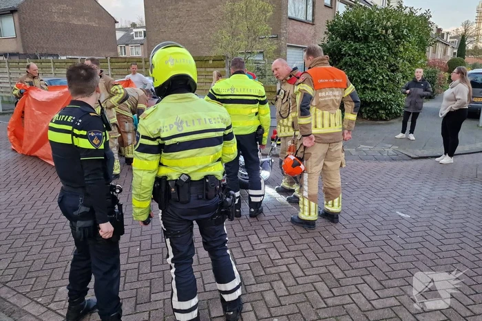 Motorrijder ernstig gewond na val