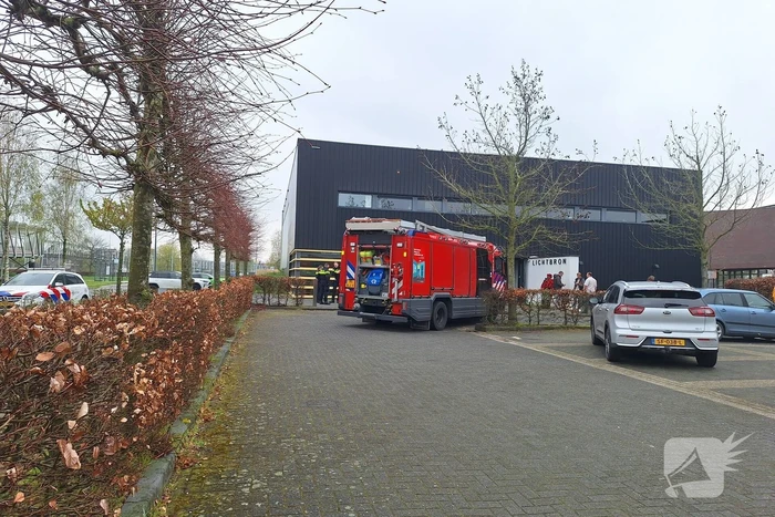 Rookontwikkeling in kerk door TL-balk