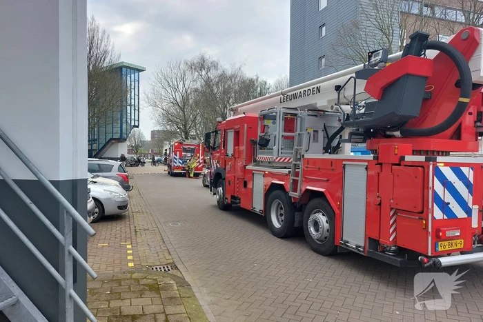 Kleine brand in flatwoning