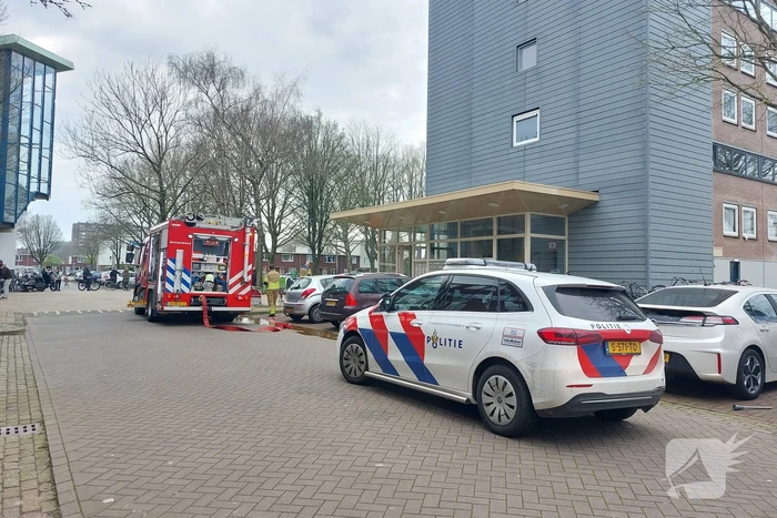 Kleine brand in flatwoning