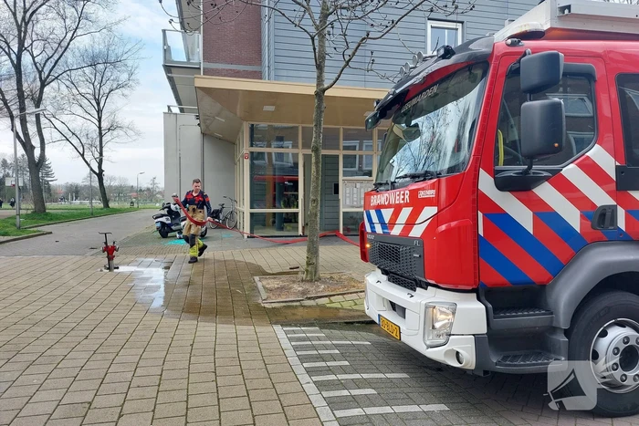 Kleine brand in flatwoning
