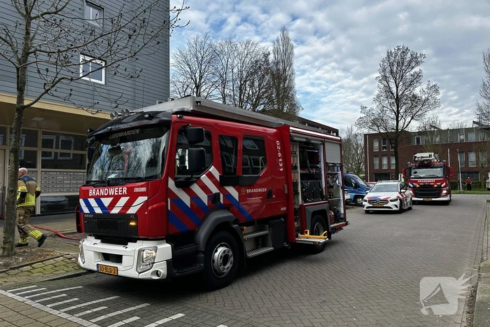 Kleine brand in flatwoning