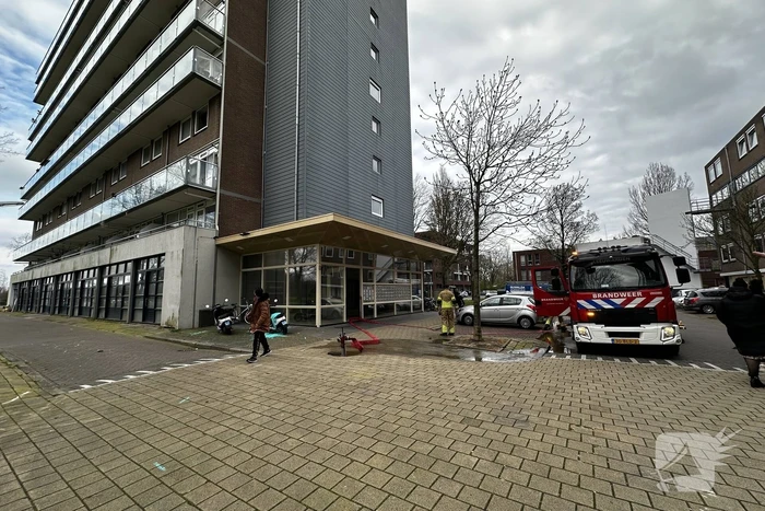 Kleine brand in flatwoning