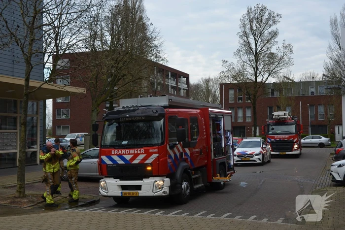 Kleine brand in flatwoning