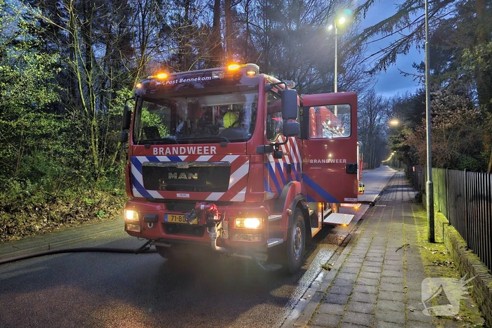 Flinke rookontwikkeling bij containerbrand