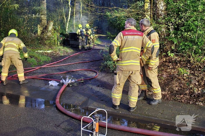 Flinke rookontwikkeling bij containerbrand