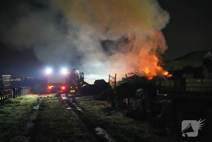 Paasvuur zorgt voor gevaarlijke situatie
