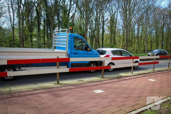 Verkeerschaos door kop-staartbotsing