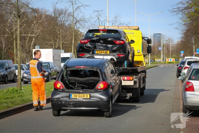 Ravage en gewonden bij kop-staartbotsing