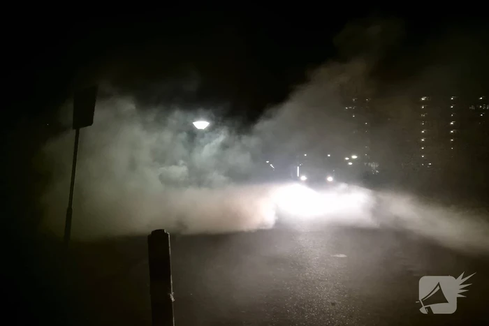 Flinke rookontwikkeling door afvalbrand