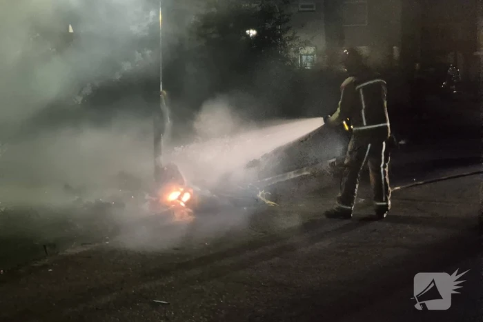 Flinke rookontwikkeling door afvalbrand