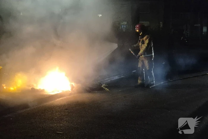 Flinke rookontwikkeling door afvalbrand