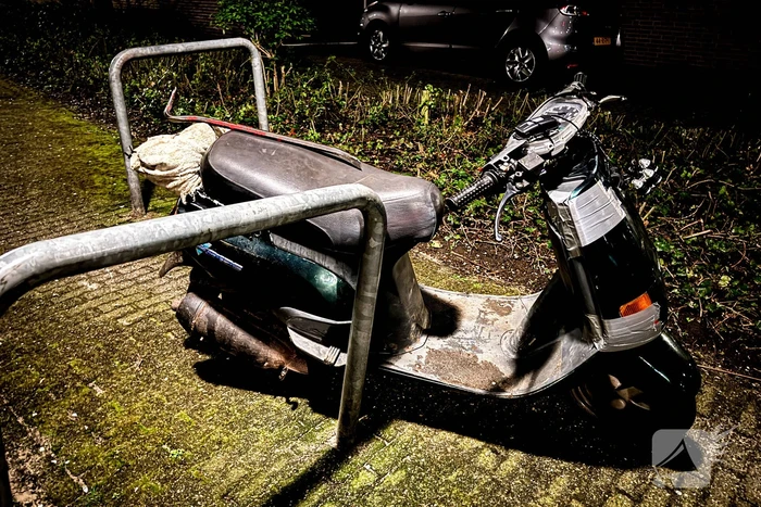Politieauto in brand, inbreker opgepakt