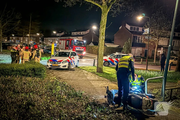 Politieauto in brand, inbreker opgepakt