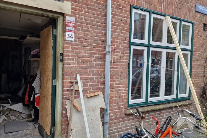 Explosie bij woning in Vogelbuurt