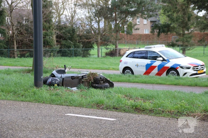 Scooterrijder gewond na val