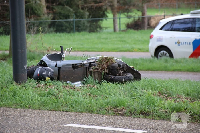 Scooterrijder gewond na val