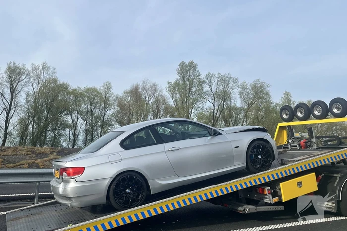 Flinke file door ongeval met drie voertuigen