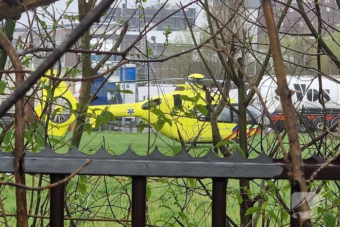 Winkeldief slaat op de vlucht en springt zeven meter naar benenden