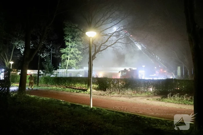 Grote brand in clubhuis van voetbalvereniging