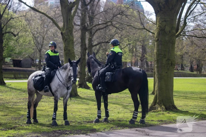 Politie massaal aanwezig bij demonstratie, meerdere charges uitgevoerd