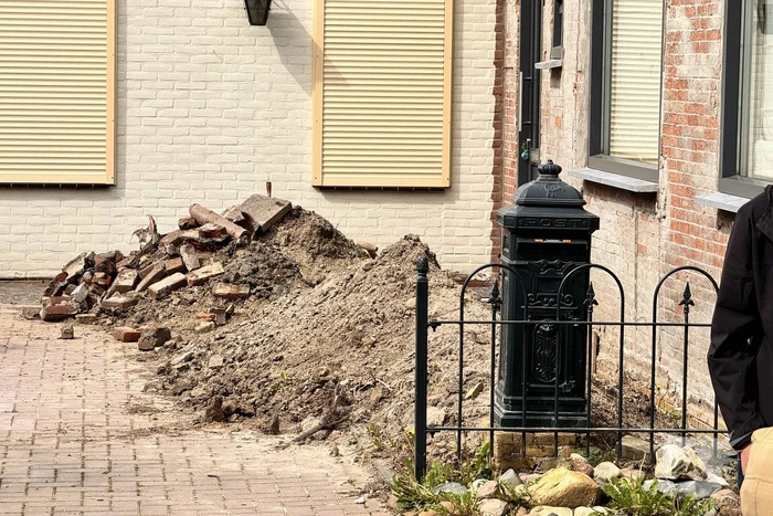 Gaslekkage door werkzaamheden in tuin van woning