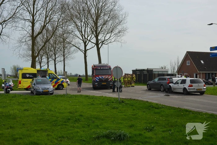 ongeval middelsédyk - n393 stiens