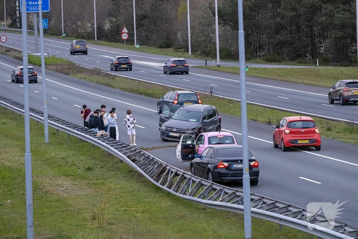 Flinke schade na ongeval op snelweg