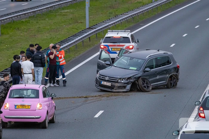 Flinke schade na ongeval op snelweg