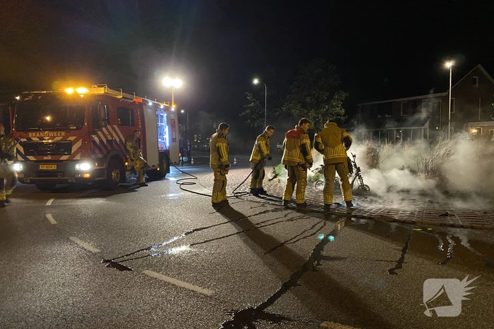 Opnieuw scooter in brand gestoken, politie start onderzoek