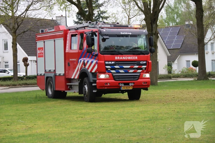 Bermbrand snel onder controle