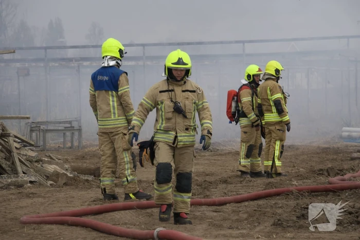 Brand in kas zorgt voor fikse rookontwikkeling
