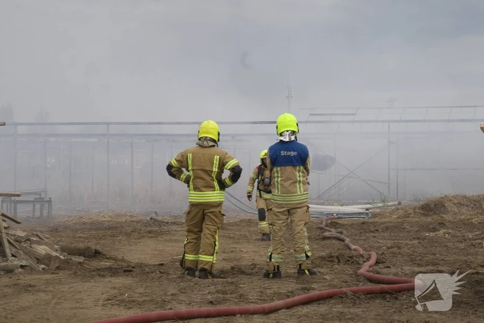 Brand in kas zorgt voor fikse rookontwikkeling