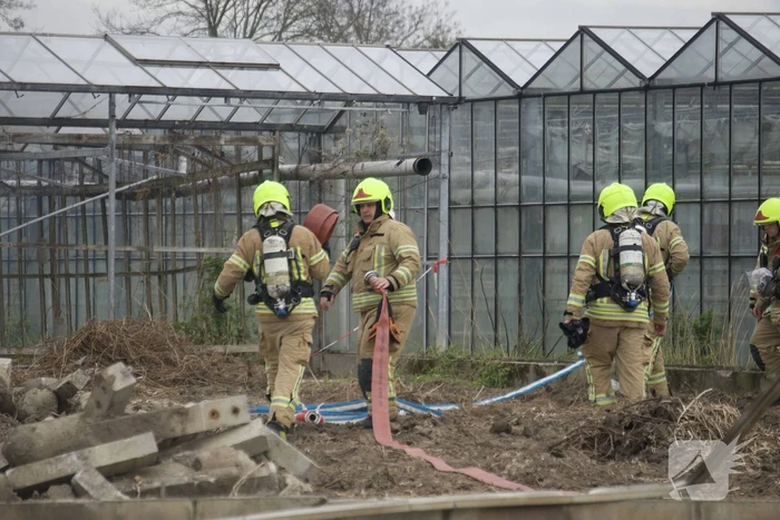 Brand in kas zorgt voor fikse rookontwikkeling