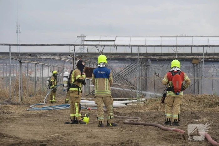 Brand in kas zorgt voor fikse rookontwikkeling
