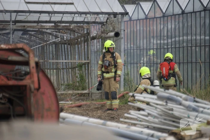 Brand in kas zorgt voor fikse rookontwikkeling