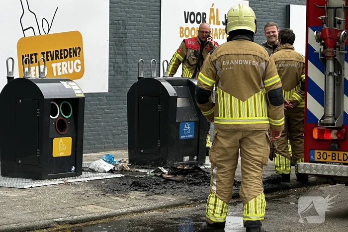 Containerbrand snel geblust