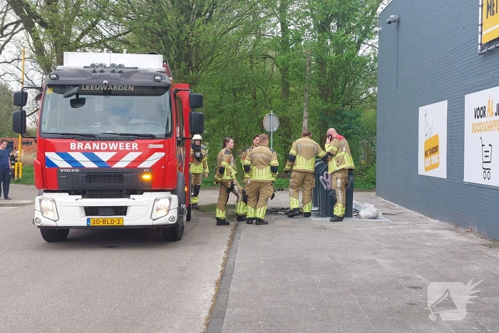 Containerbrand snel geblust